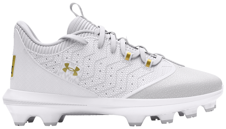 Under Armour Harper 9 TPU Jr White Metallic Gold