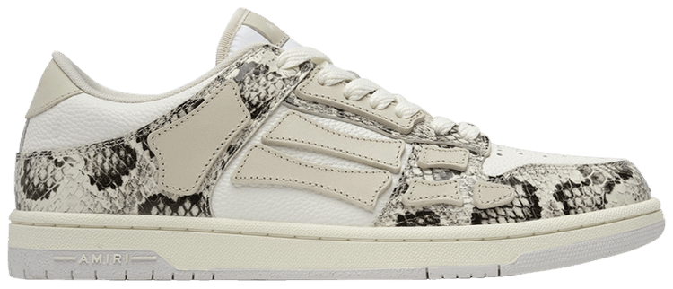 【AMIRI】レオパードスケルトントップロースニーカー Buy Amiri Skel Top Low 'Snake - Alabaster' - AMFOSR1056 271
