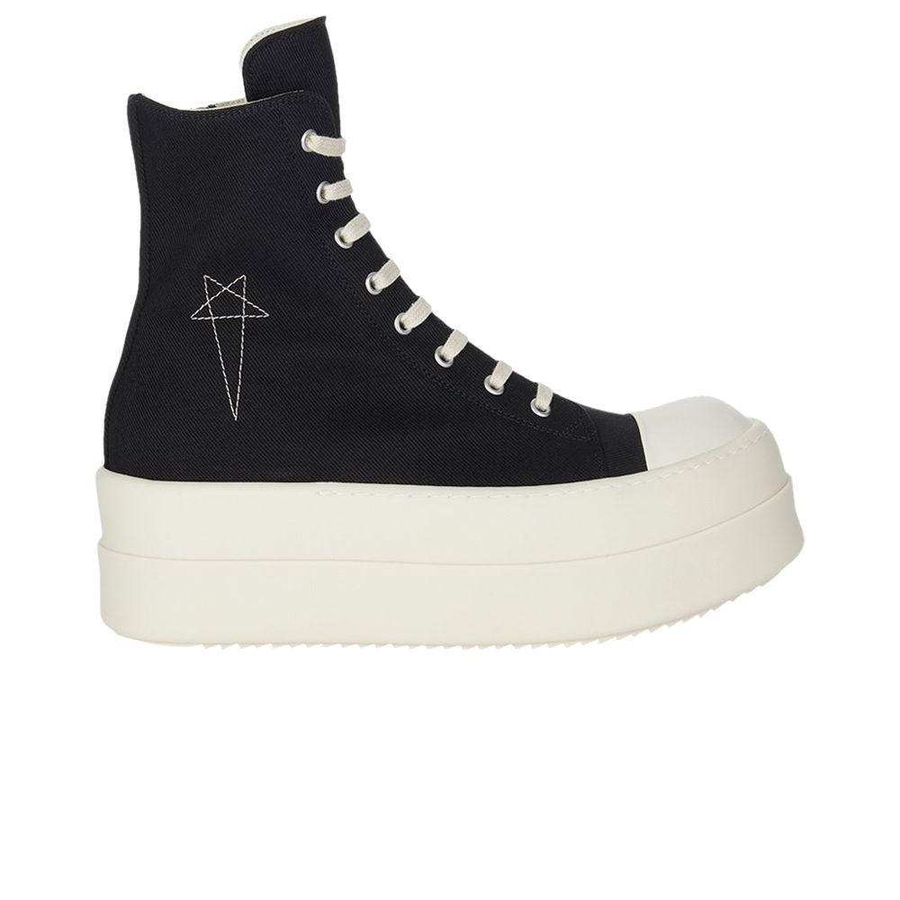 Pre-owned Rick Owens Wmns Drkshdw Double Bumper High 'black Milk' | Women's Size 35
