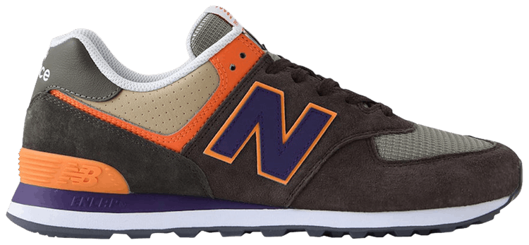 New Balance 574 Brown Beige Purple