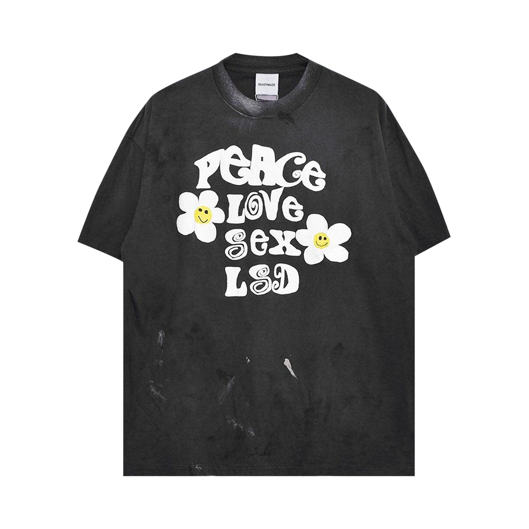 Pre-owned Readymade Peace Short-sleeve T-shirt 'black' | Men's Size L