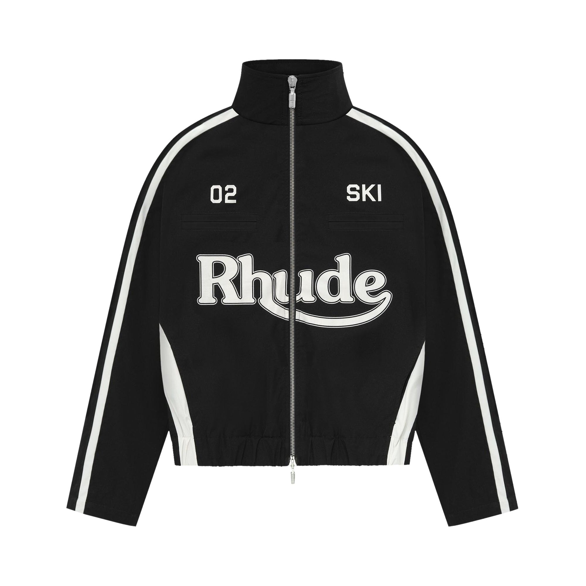 Rhude Ski Track Jacket 'Black/White' | Men's Size L