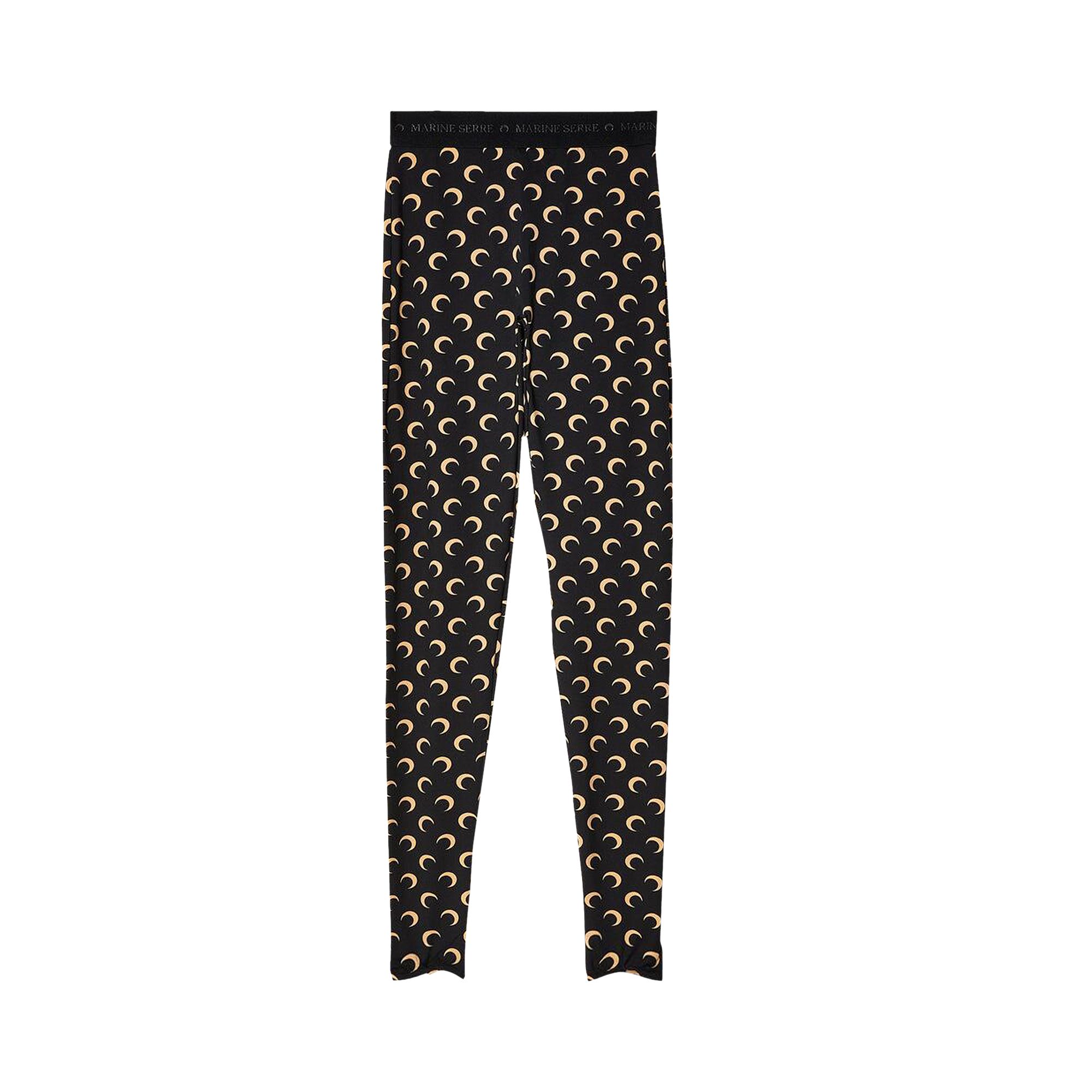 Marine Serre Regenerated Aom Jersey Leggings 'Inverse Tan' | Women's Size M