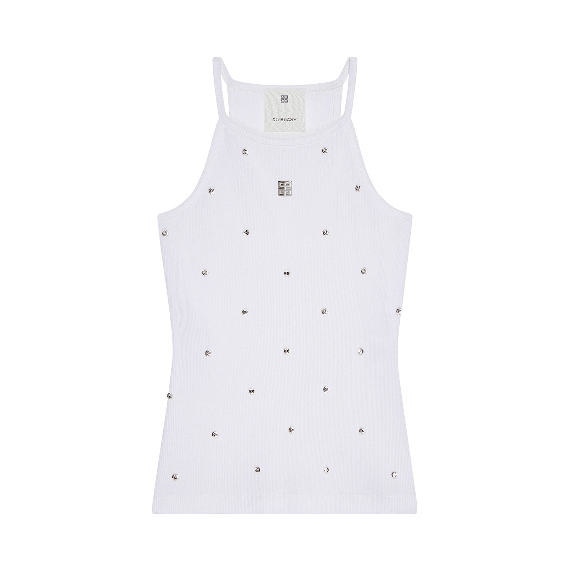 Givenchy Fitted Tank Top 'White' | Women's Size L