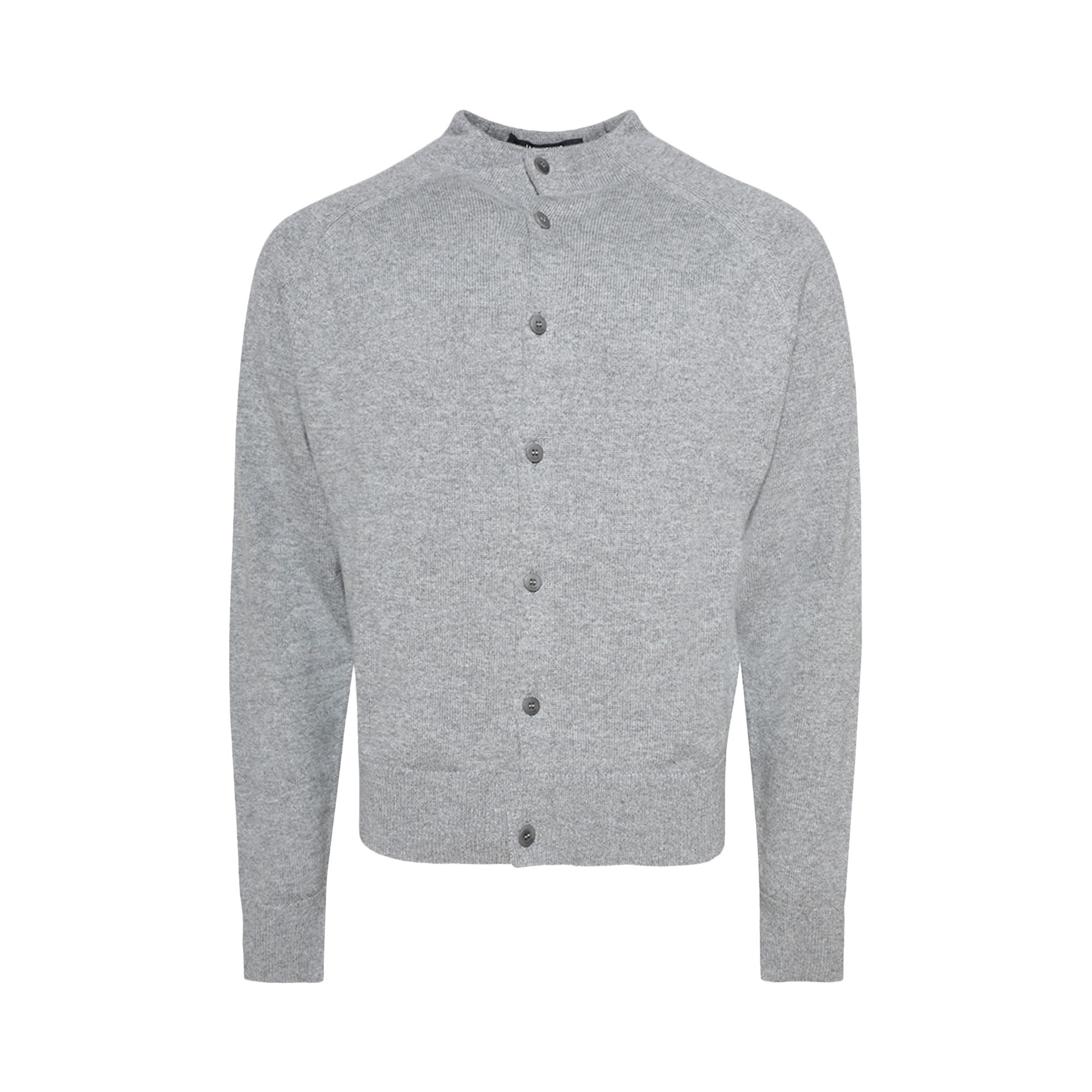 Pre-owned Jacquemus Le Cardigan Pitatto 'grey'