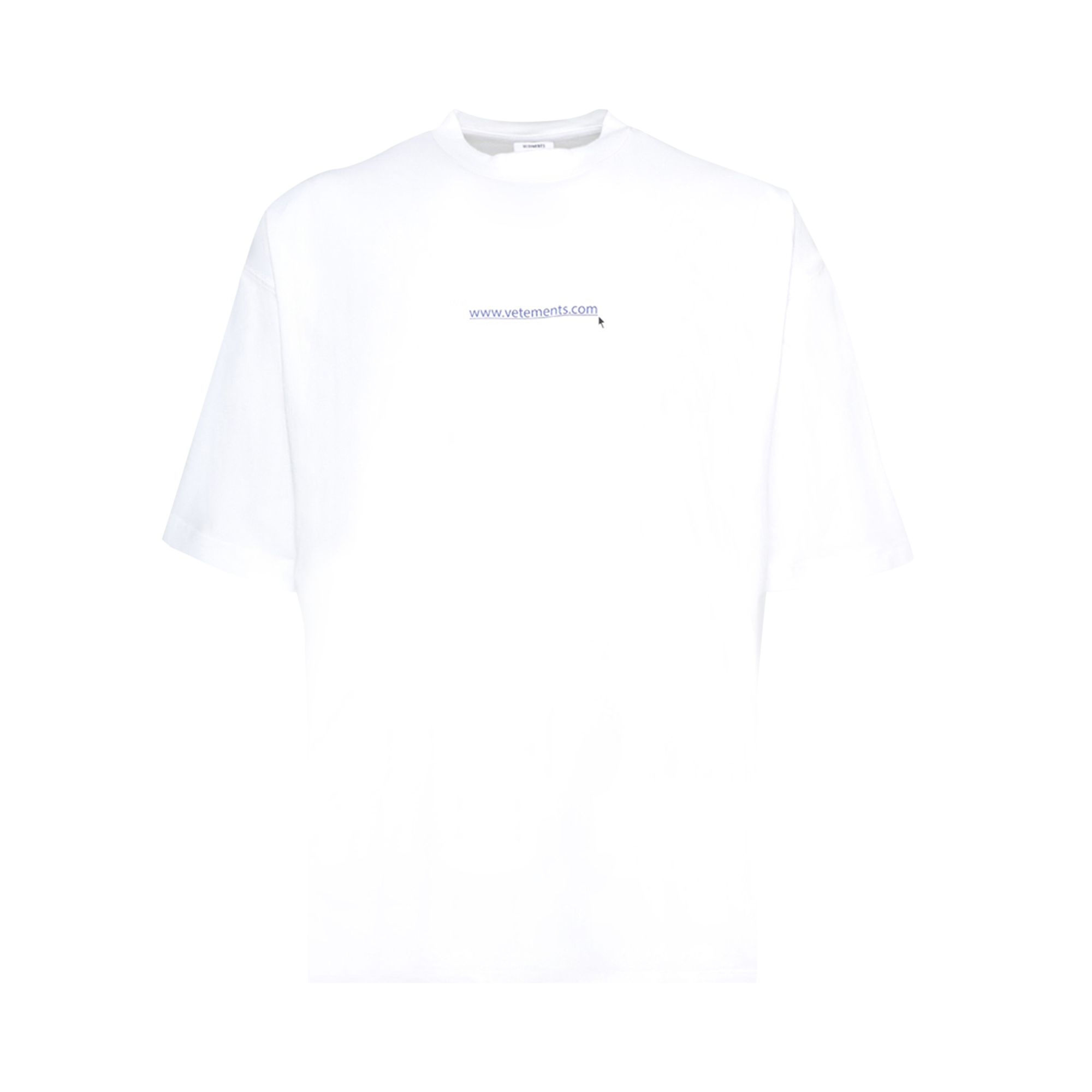 Pre-owned Vetements Website Logo T-shirt 'white' | Men's Size L