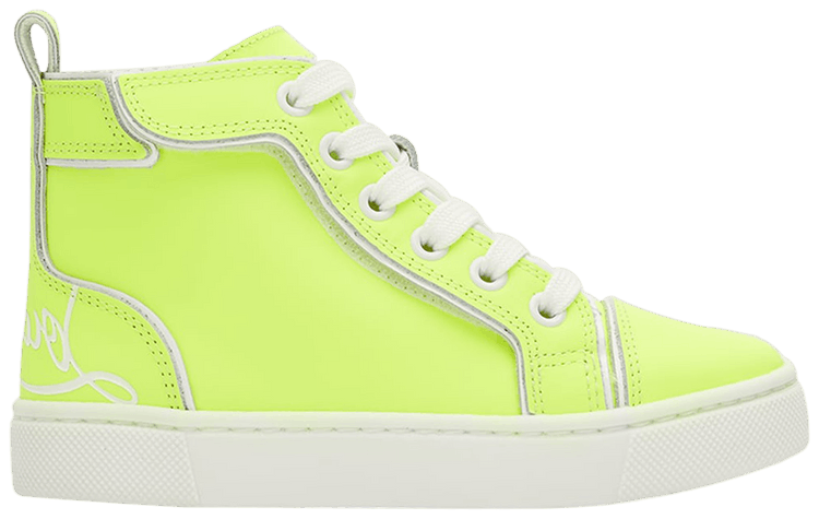 Christian Louboutin Funnytopi High Kids Fluo Yellow