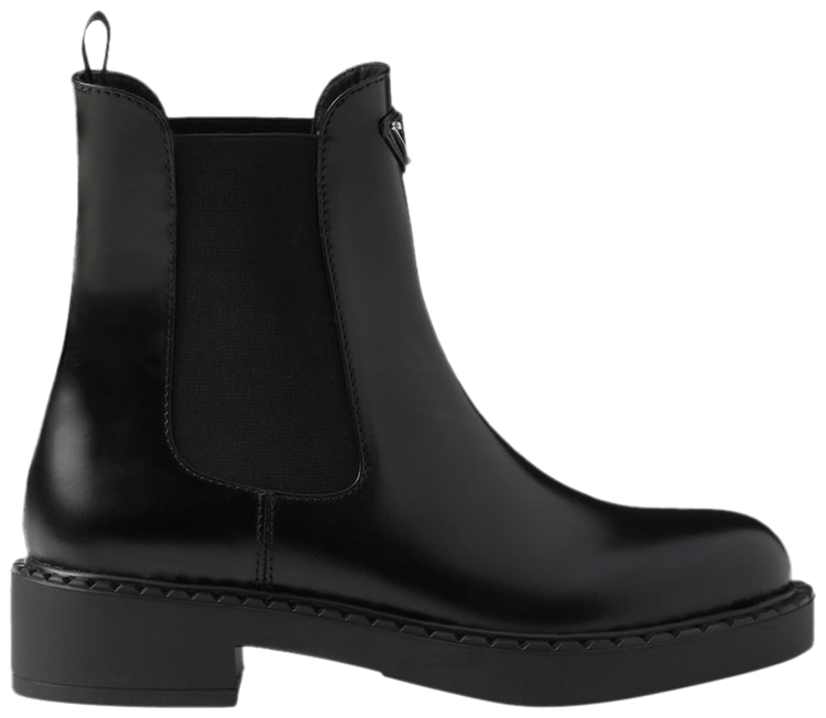Buy Prada Wmns Brushed Leather Chelsea Boot Black 1T703N 055 F0002 GOAT AU