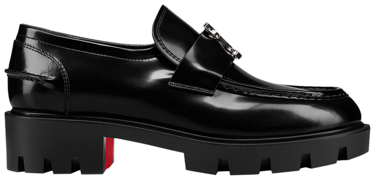 Christian Louboutin Wmns Moc Lug Flat Black