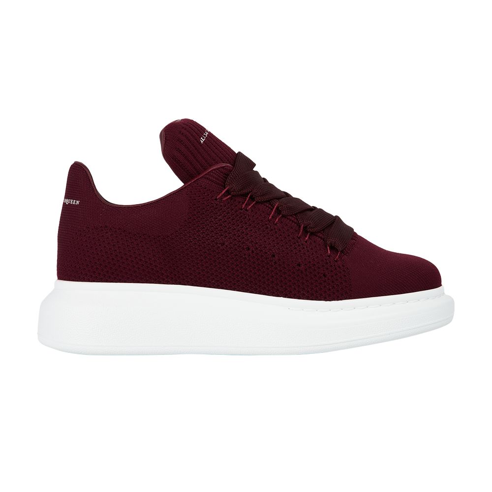 Pre-owned Alexander Mcqueen Wmns Oversized Sneaker 'new Knitted - Dark Red' | Women's Size 3