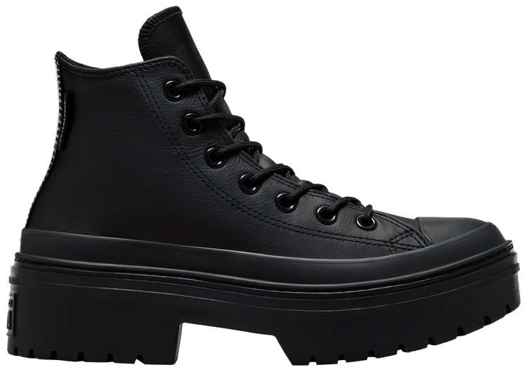 Buy Wmns Chuck Taylor All Star Lugged Heel Platform Waterproof High Triple Black A11548C GOAT SA