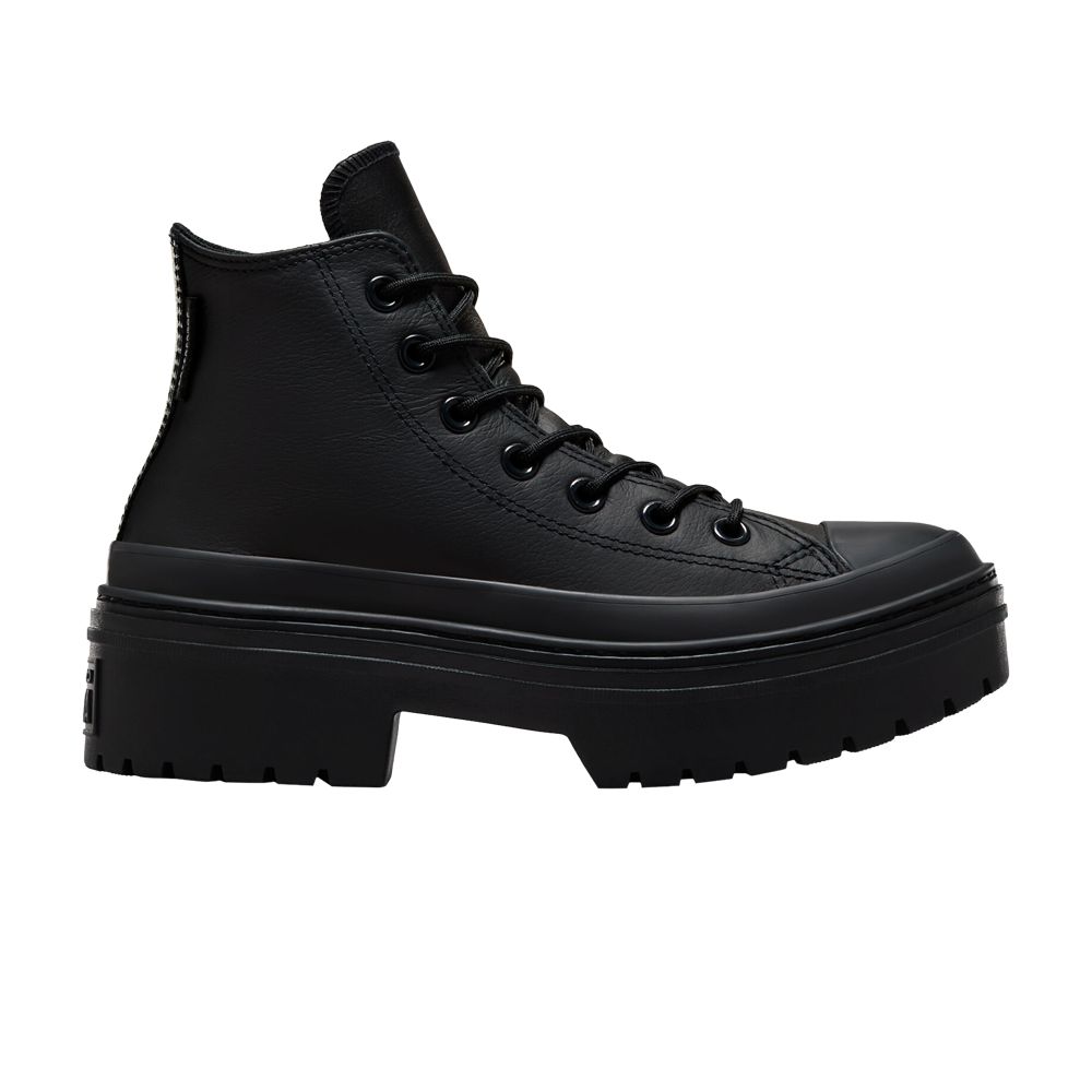 Pre-owned Converse Wmns Chuck Taylor All Star Lugged Heel Platform Waterproof High 'triple Black'