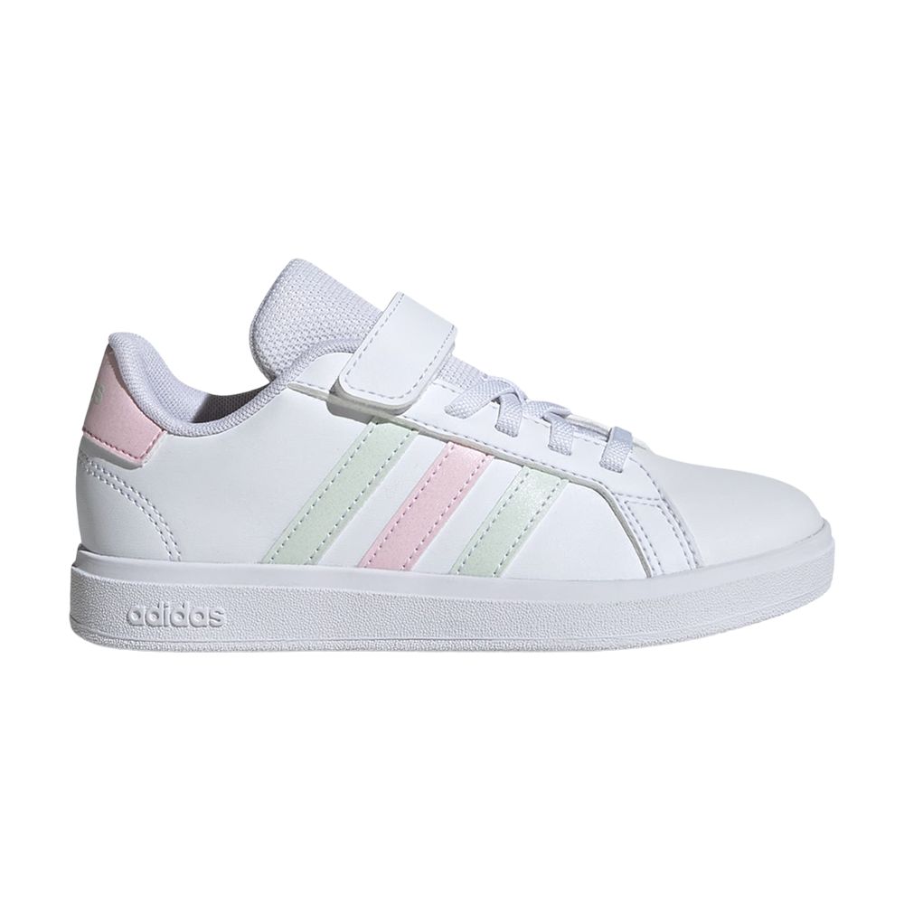 adidas Grand Court 2.0 C 'White Crystal Jade Pink' | Kid's Size 12.5