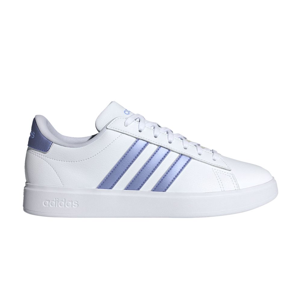 Pre-owned Adidas Originals Wmns Grand Court 2.0 'white Blue Spark Metallic'