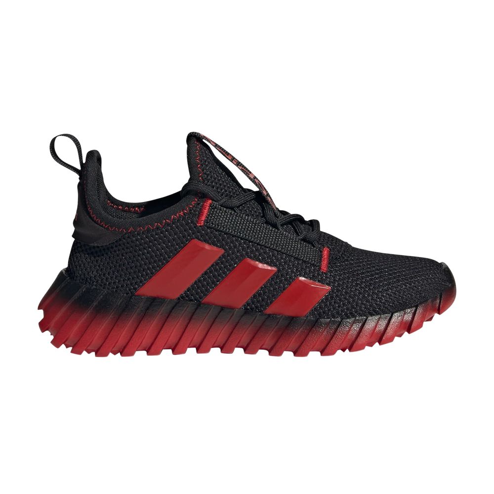 Pre-owned Adidas Originals Adidas Kaptir Flow K 'black Scarlet' | Kid's Size 3.5