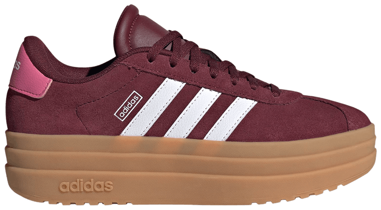 Adidas VL Court Bold J Shadow Red Pink Fusion