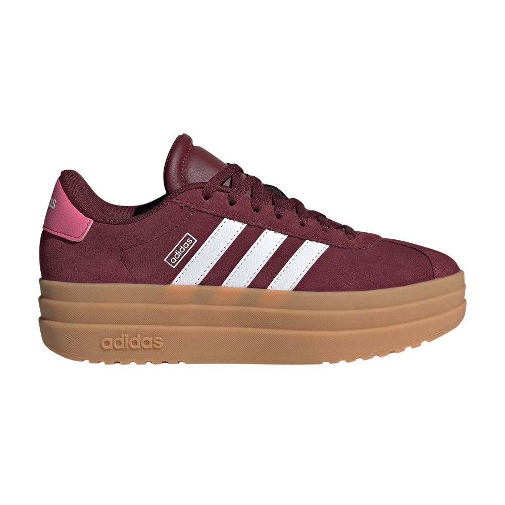Pre-owned Adidas Originals Adidas Vl Court Bold J 'shadow Red Pink Fusion' | Kid's Size 5