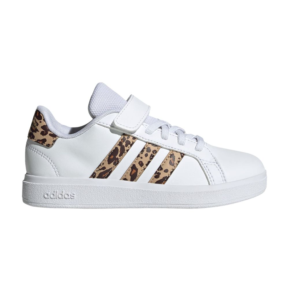 Pre-owned Adidas Originals Adidas Grand Court 2.0 C 'leopard' | White | Kid's Size 3