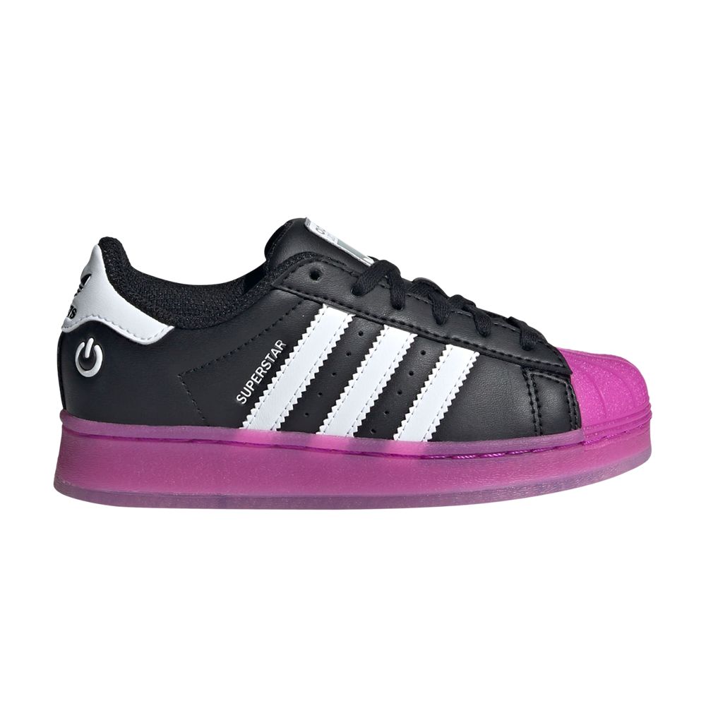 adidas Superstar C 'LED Lights Pack - Black Purple Burst' | Kid's Size 2.5