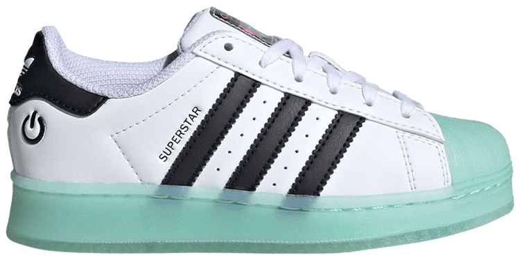 Adidas Superstar C LED Lights Pack   White Semi Flash Aqua
