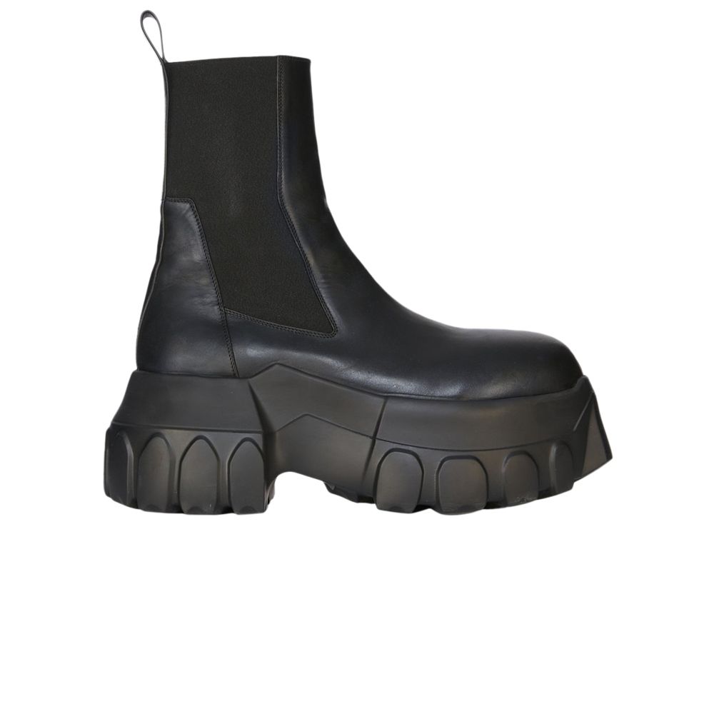 Pre-owned Rick Owens Wmns Beatle Mega Tractor Boot 'black' | Women's Size 37