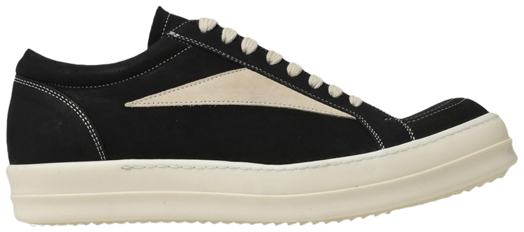 24AW◆RICK OWENS◆PORTERVILLE スニーカー ブラック ロゴ Buy Rick Owens Porterville Vintage Low 'Black Milk Nubuck