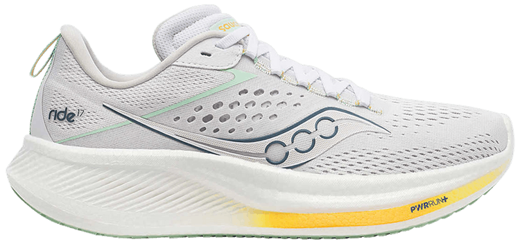 Saucony Wmns Ride 17 White Peel