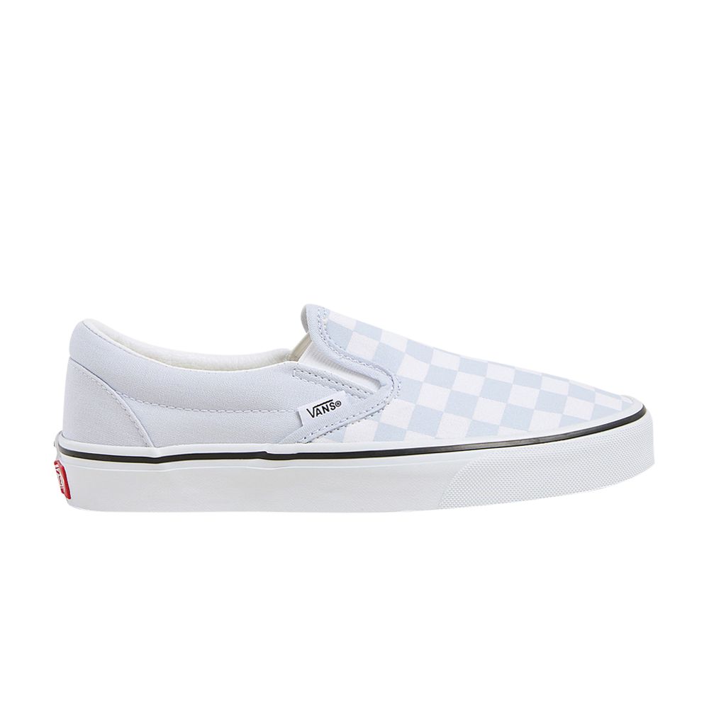 Pre-owned Vans Classic Slip-on 'color Theory Checkerboard - Blue'