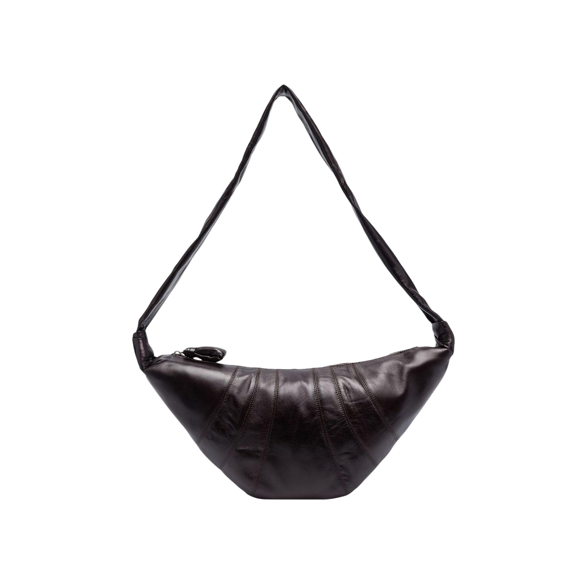 Pre-owned Lemaire Medium Croissant Bag 'dark Chocolate' In Brown