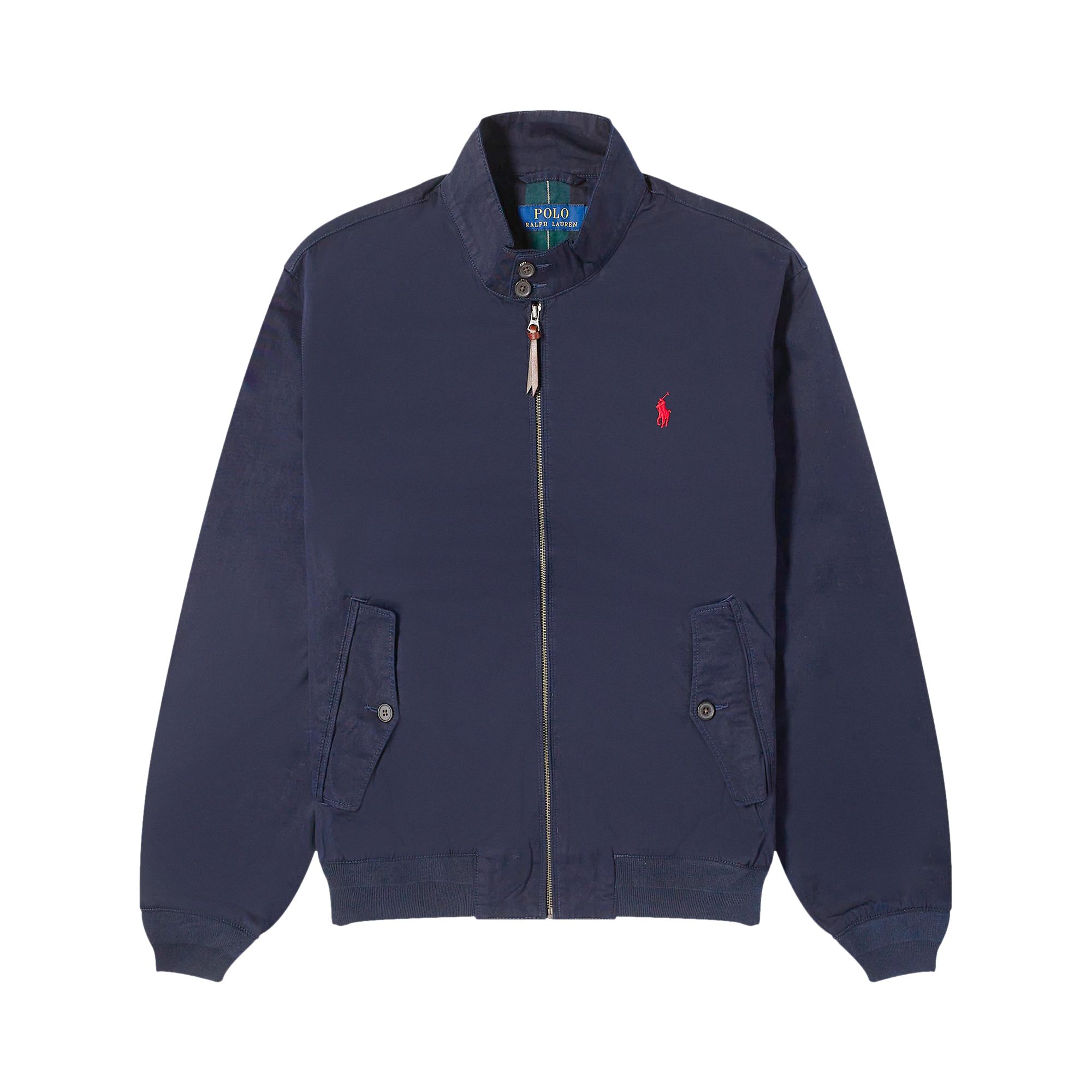 Pre-owned Polo Ralph Lauren Twill Lined Windbreaker Jacket 'collection Navy' | Blue | Men's Size L
