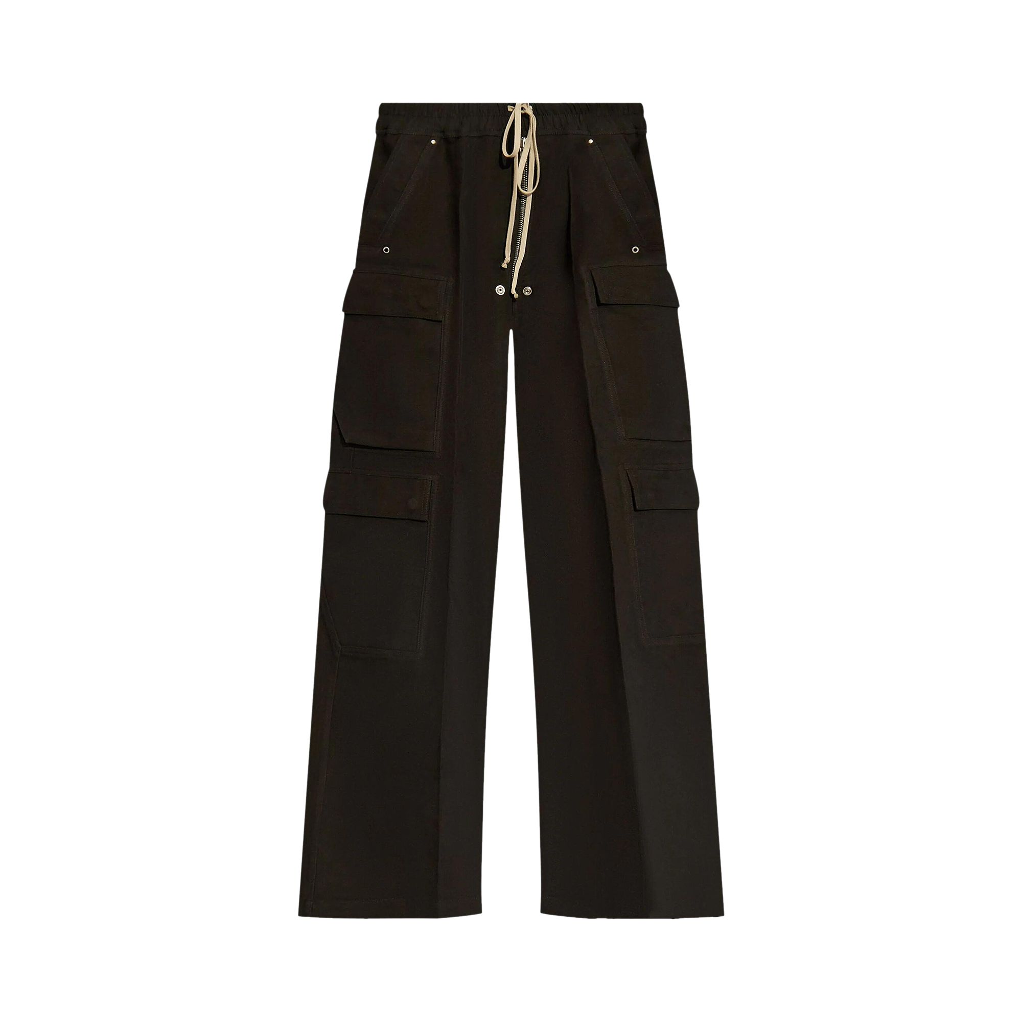 Rick Owens Heavy Twill Cargobelas Pants 'Black' | Men's Size 48