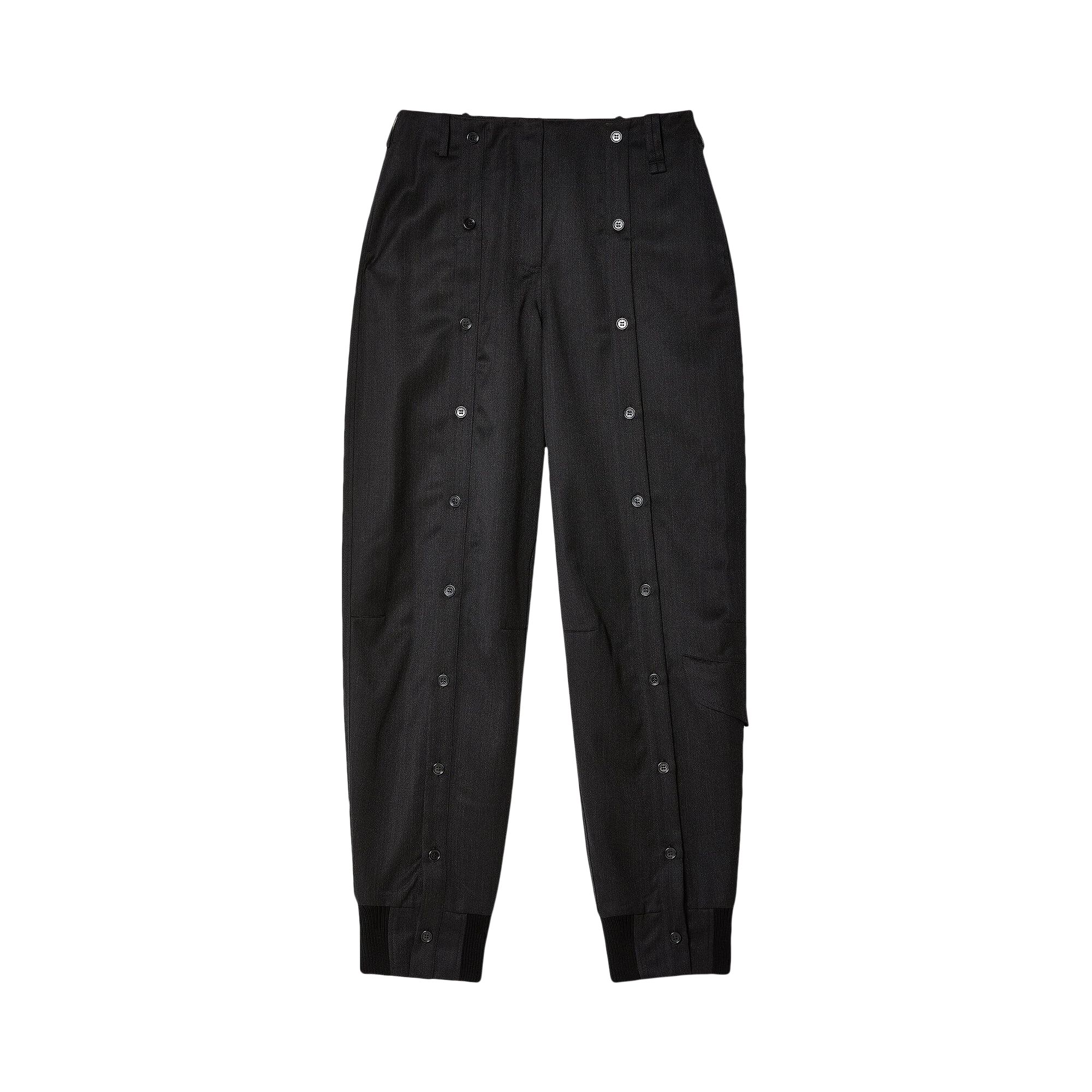 Pre-owned Simone Rocha Button Placket Trousers 'black' | Women's Size 4
