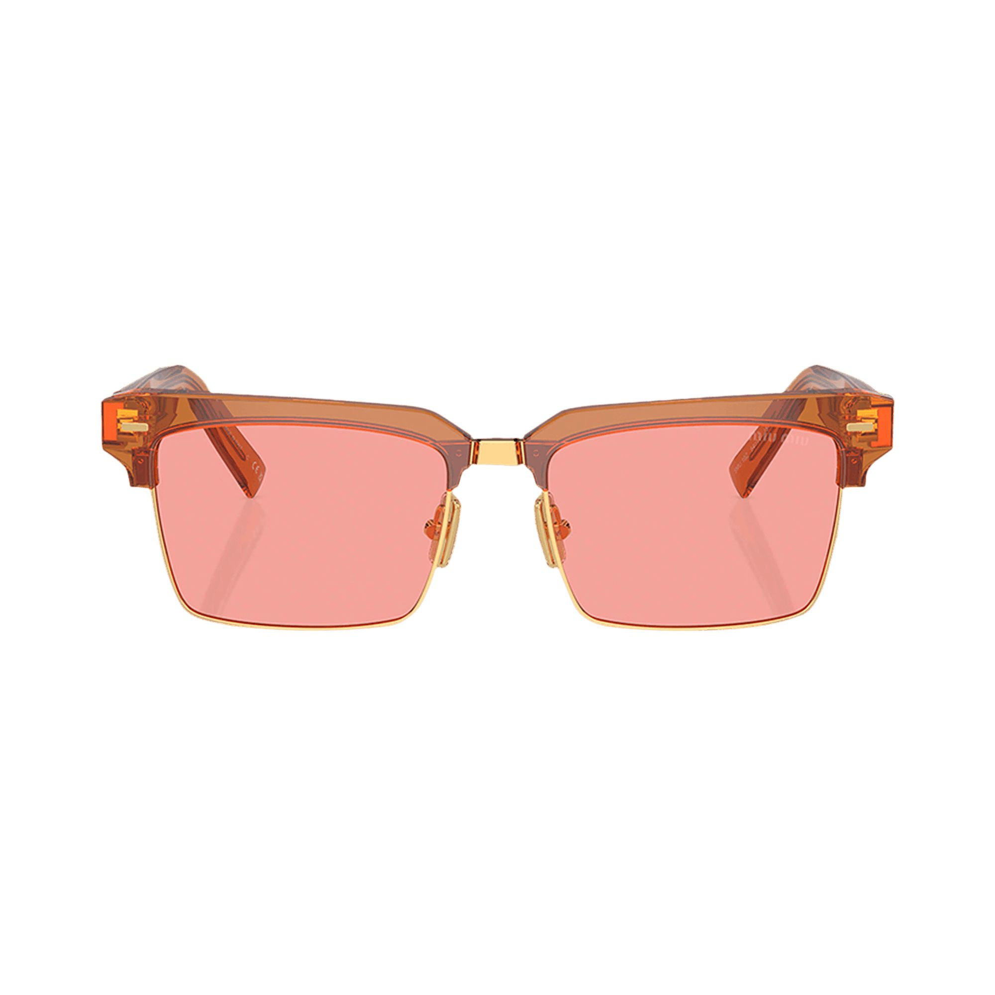 Pre-owned Miu Miu Sunglasses 'orange'