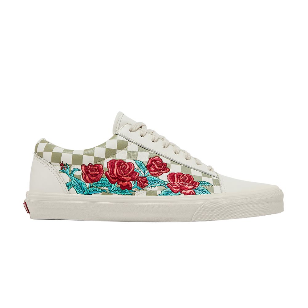 Vans Old Skool DX 'Rose Embroidery' | White | Men's Size 8.5