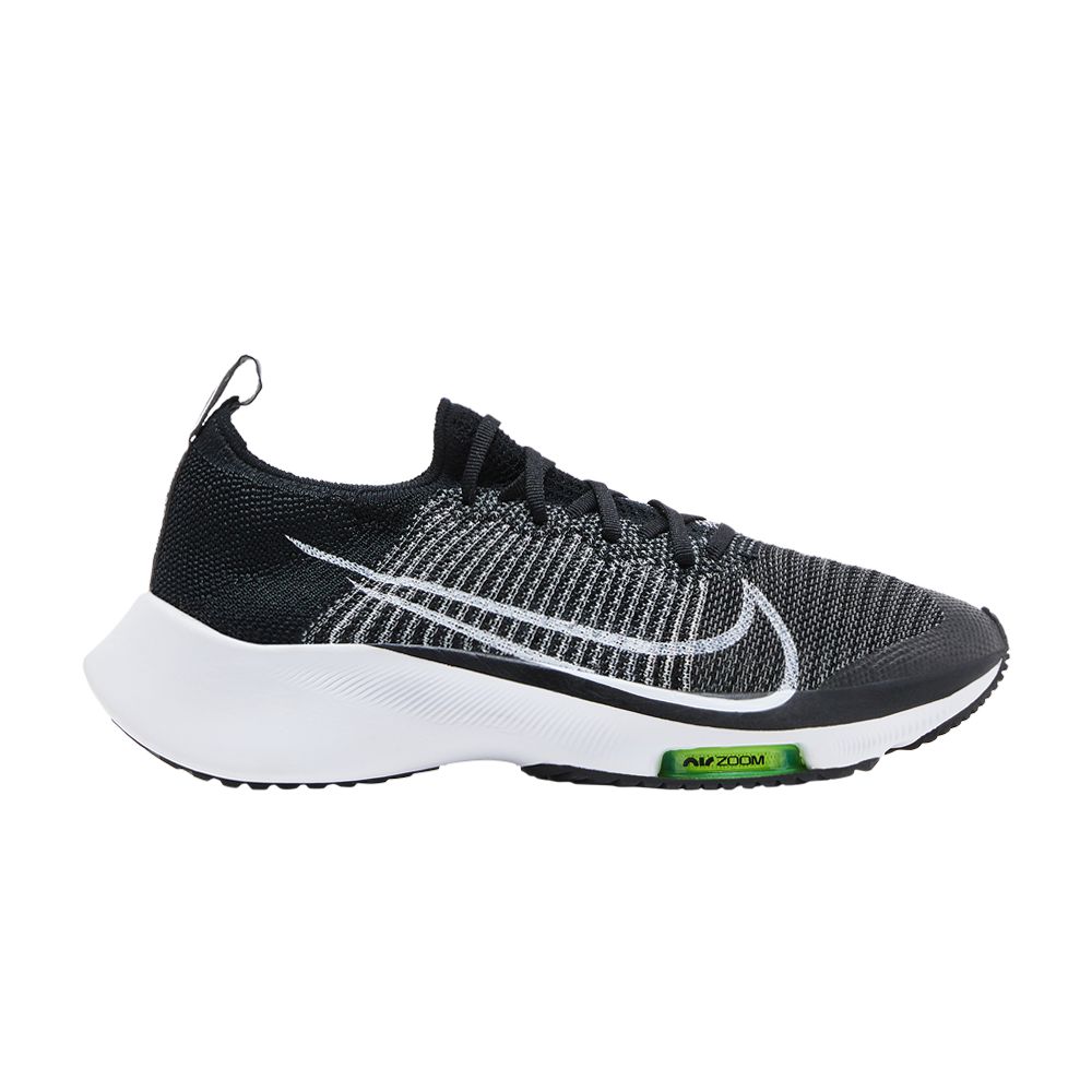 Pre-owned Nike Air Zoom Tempo Flyknit Gs 'black White Volt' | Kid's Size 4.5