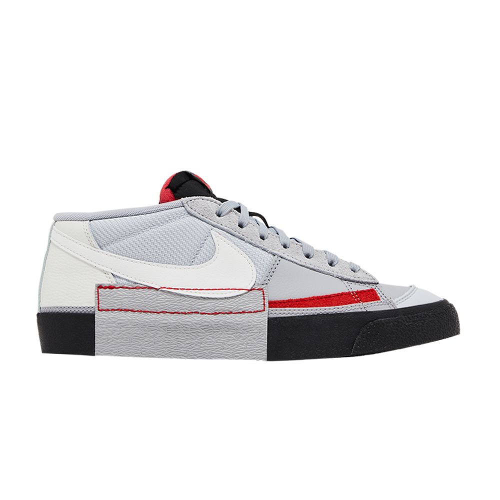 Nike Blazer Low Pro Club 'Wolf Grey University Red' | Men's Size 12 - FJ3694-002