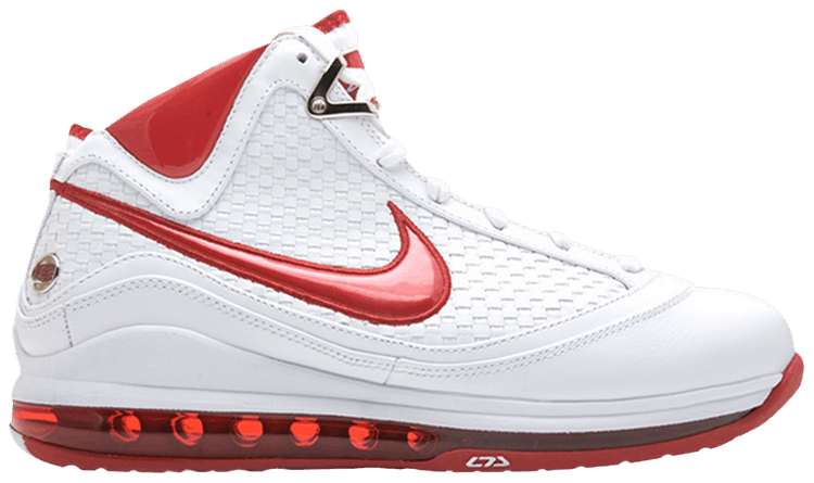 Nike Air Max LeBron 7 NFW GS White Varsity Red