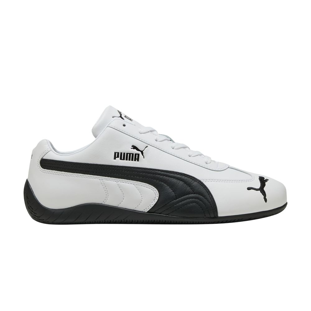 Pre-owned Puma Speedcat Leather 'white Black'