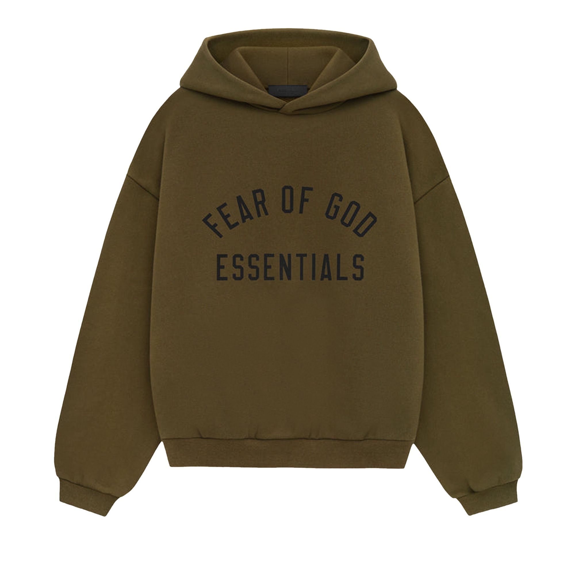 Fear of God Essentials Kids Fleece Hoodie 'Olive' | Green | Kid's Size 12