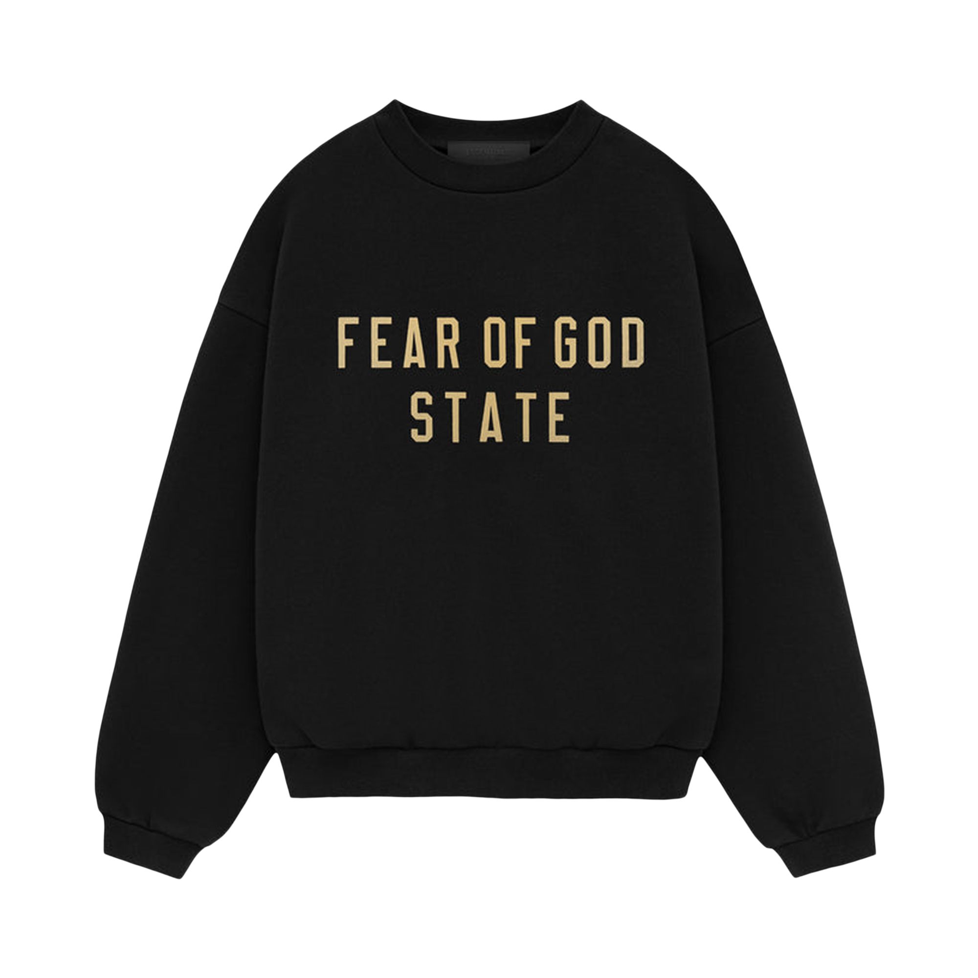 Fear of God Essentials Kids Fleece Crewneck 'Black' | Kid's Size -6.5