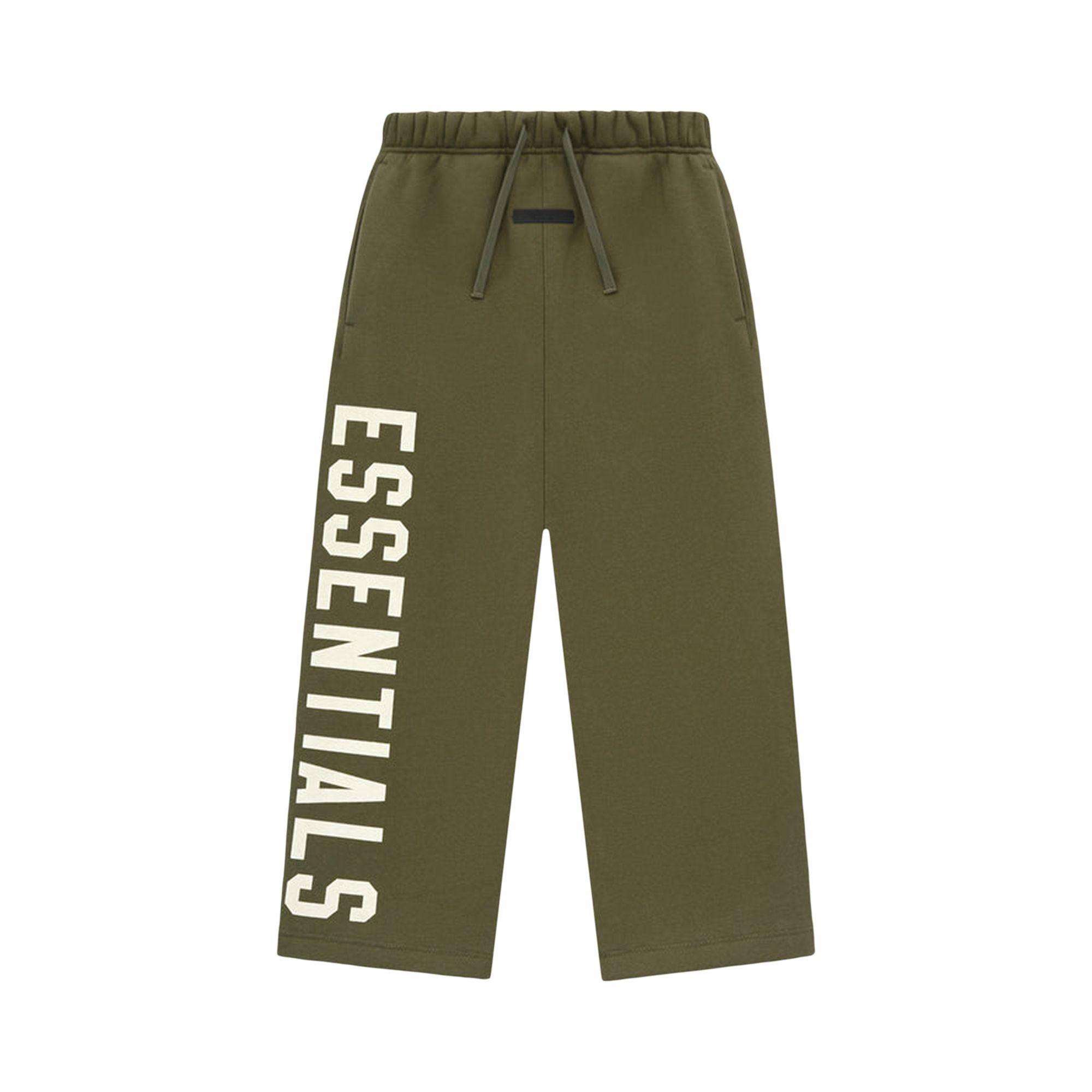 Fear of God Essentials Kids Fleece Relaxed Sweatpant 'Military' | Green | Kid's Size 10