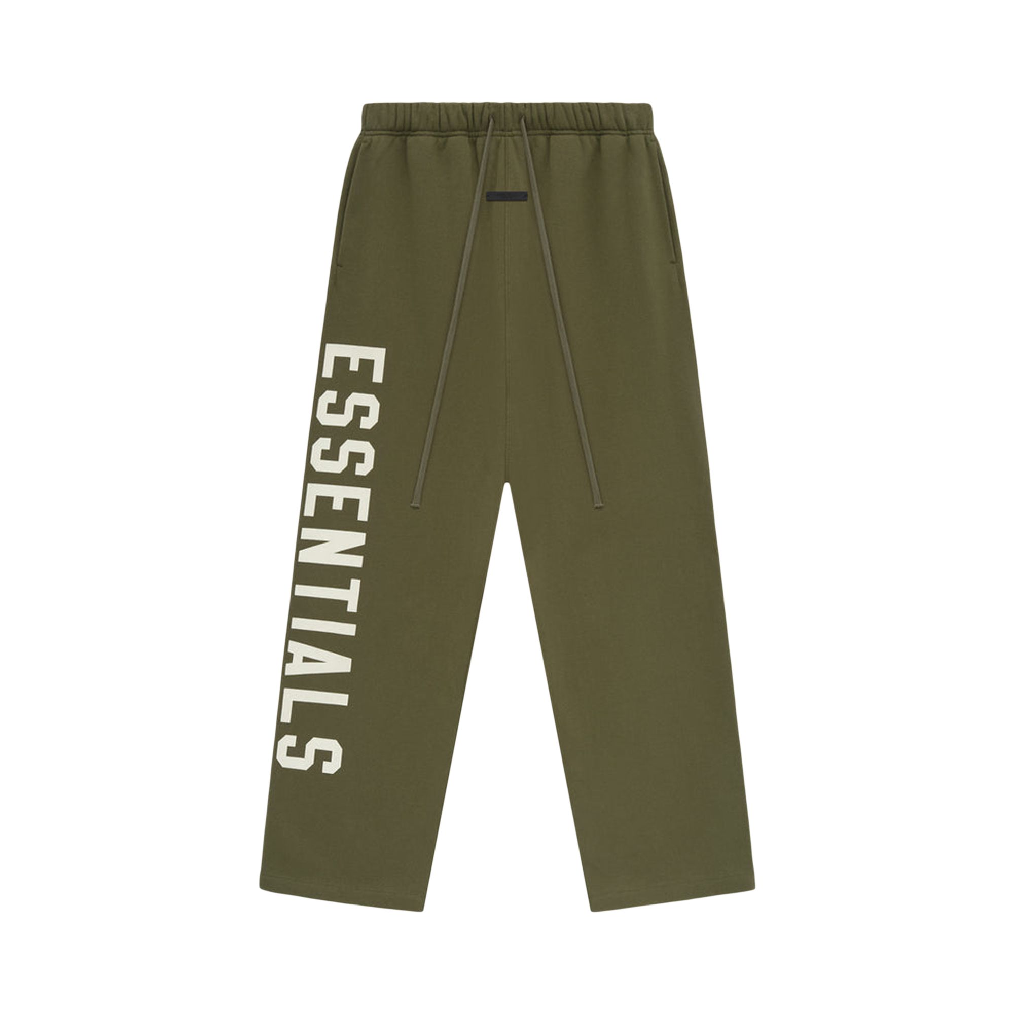 Fear of God Essentials Fleece Relaxed Sweatpant 'Military' | Green | Men's Size L