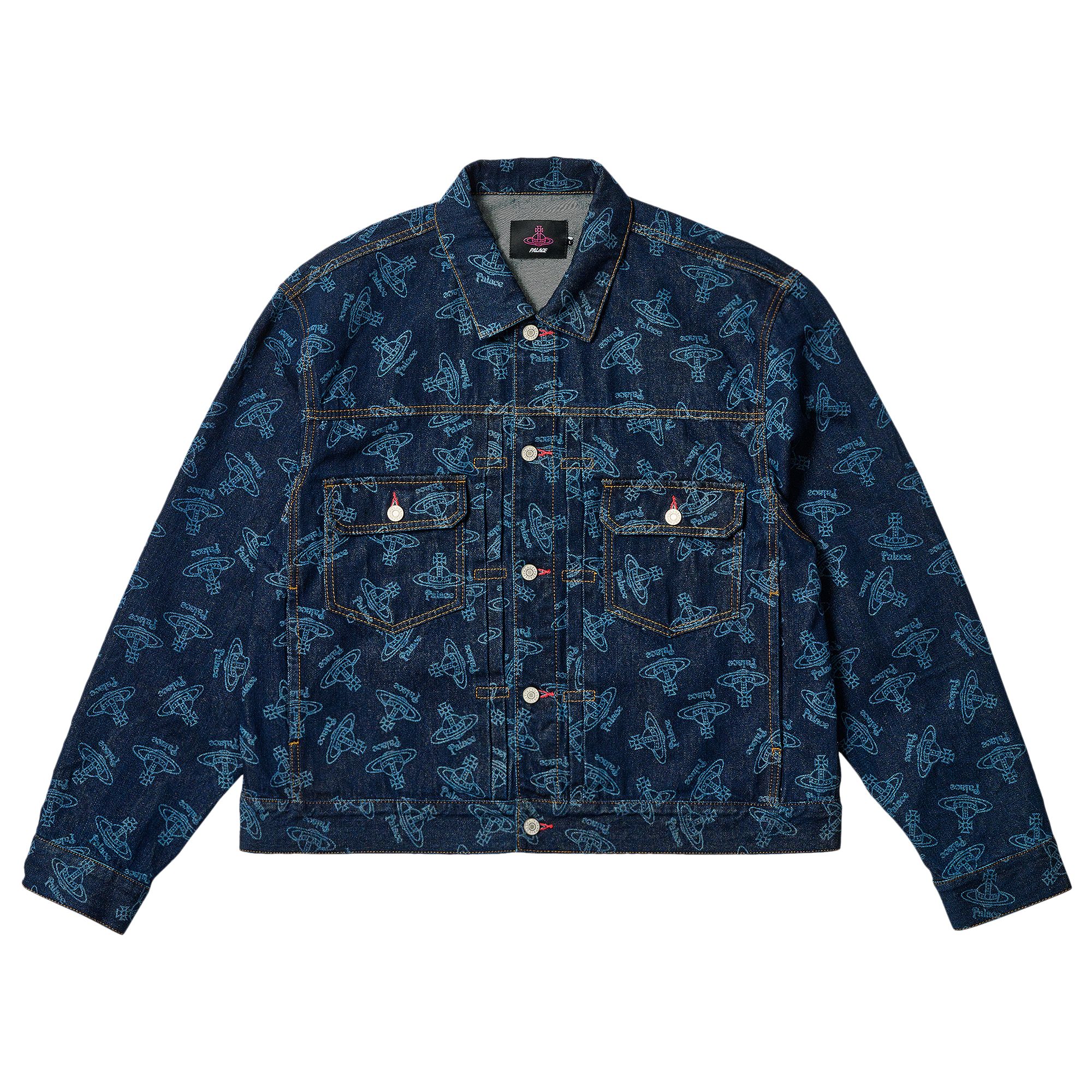 Palace x Vivienne Westwood Denim Jacket 'Indigo' | Blue | Men's Size L
