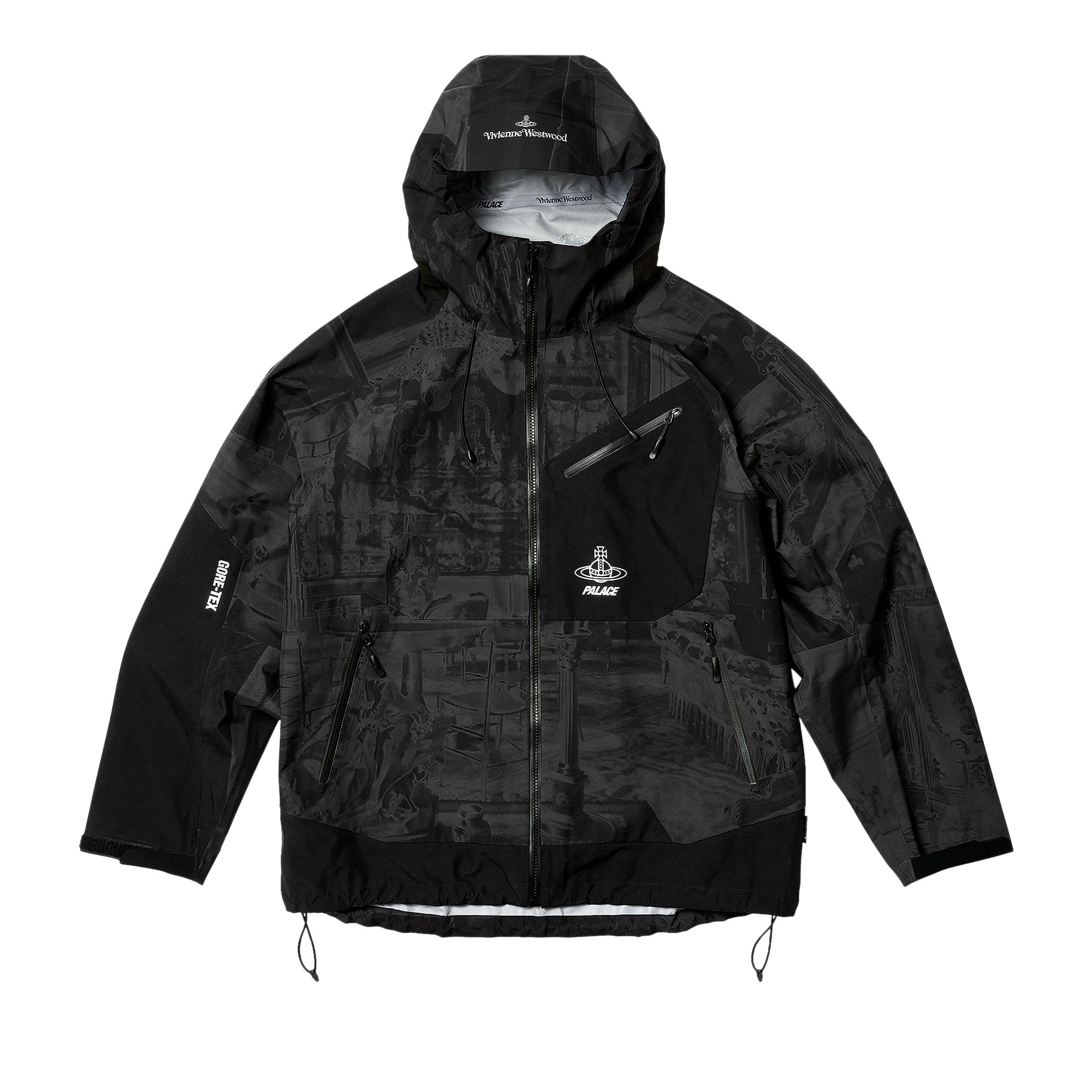 Palace x Vivienne Westwood GORE-TEX Jacket 'Mono Print' | Multi-Color | Men's Size M