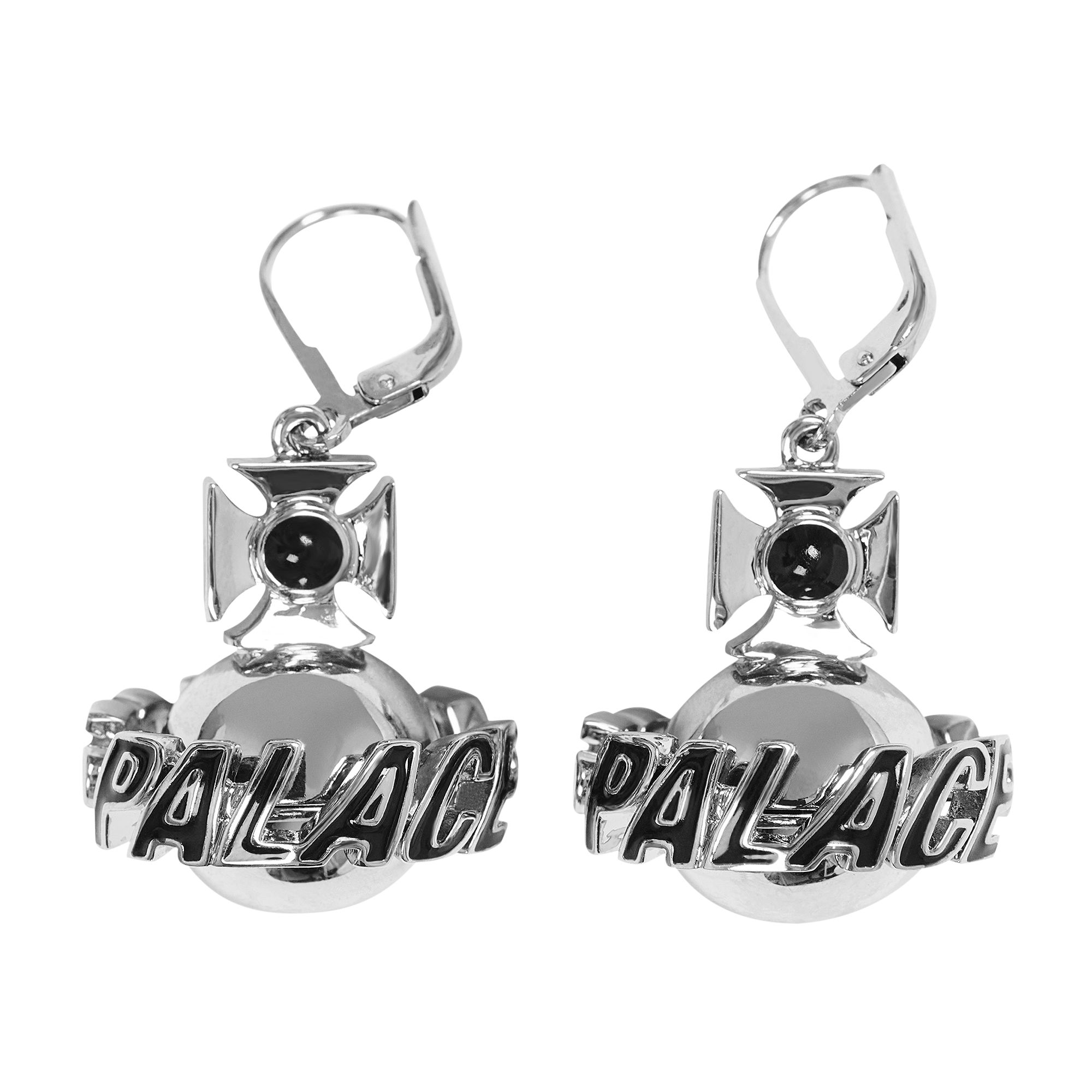 Pre-owned Palace X Vivienne Westwood Orb Earrings 'silver'