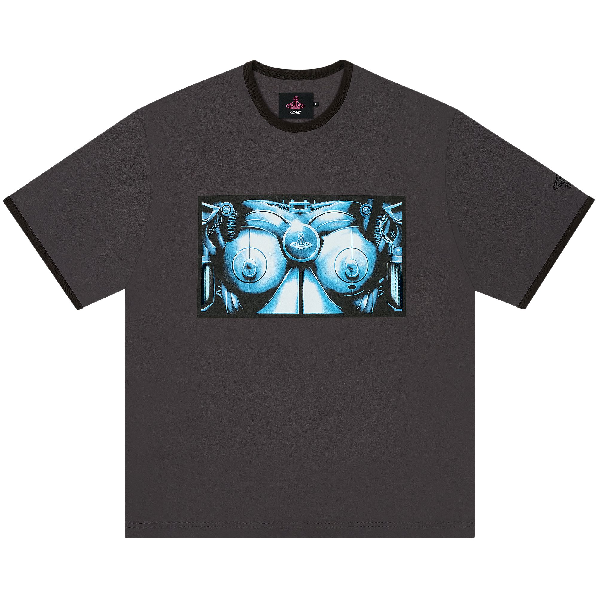 Pre-owned Palace X Vivienne Westwood Ringer T-shirt 'black'