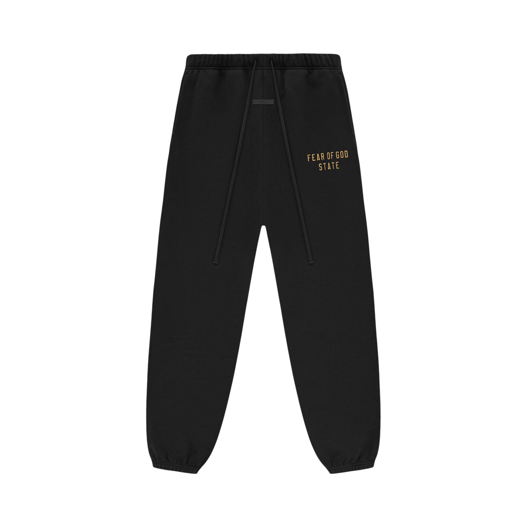 Pre-owned Essentials Fear Of God Fleece Sweatpant 'black'