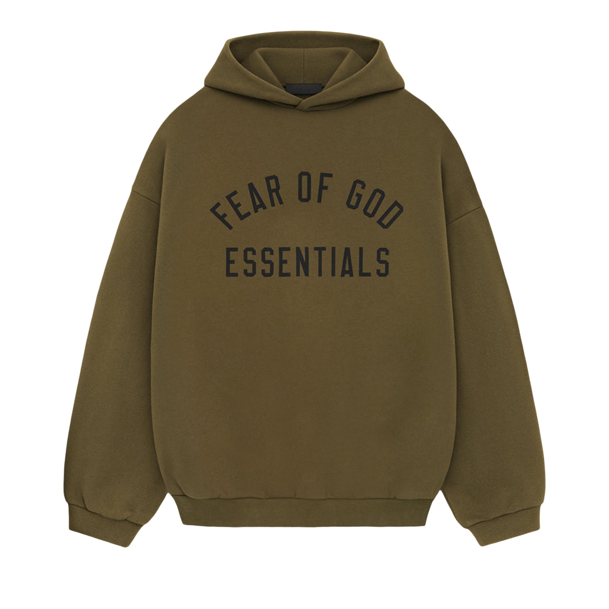 Fear of God Essentials Fleece Hoodie 'Olive' | Green | Men's Size S