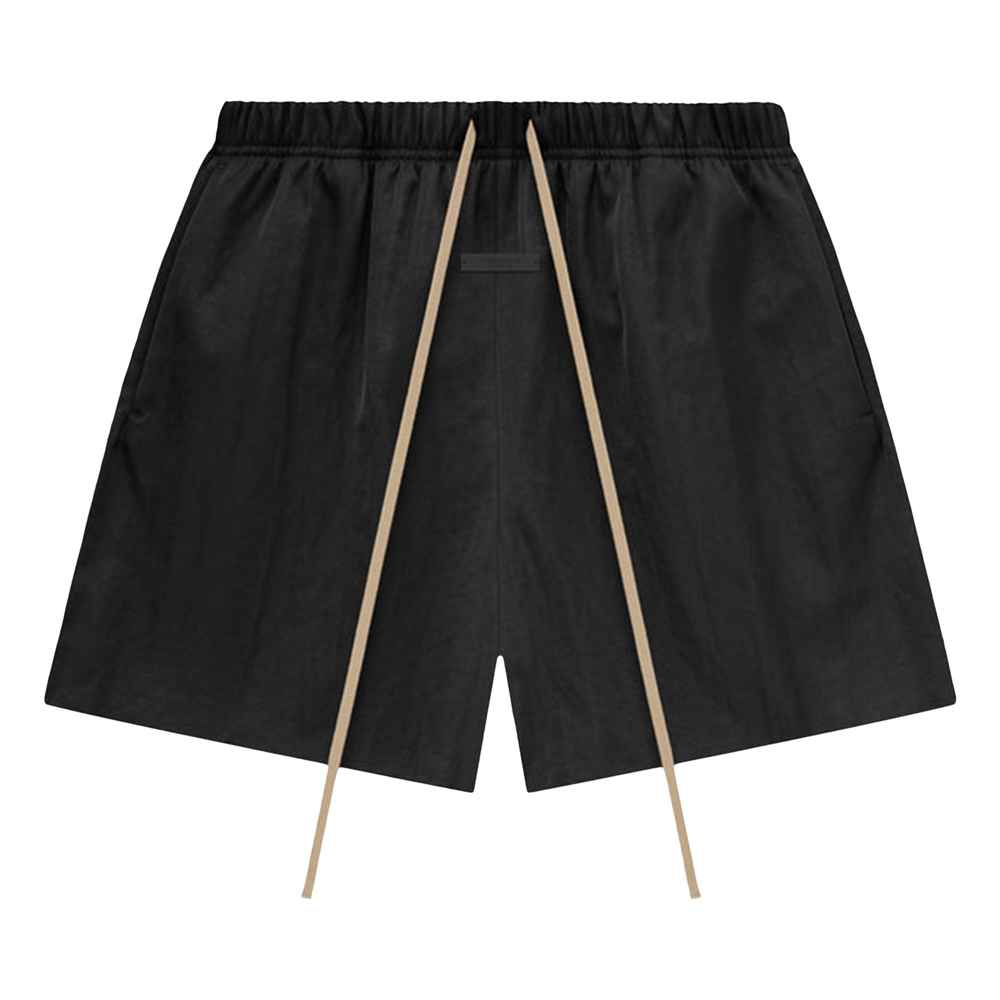 Pre-owned Essentials Fear Of God  Textured Nylon Soccer Short 'black'