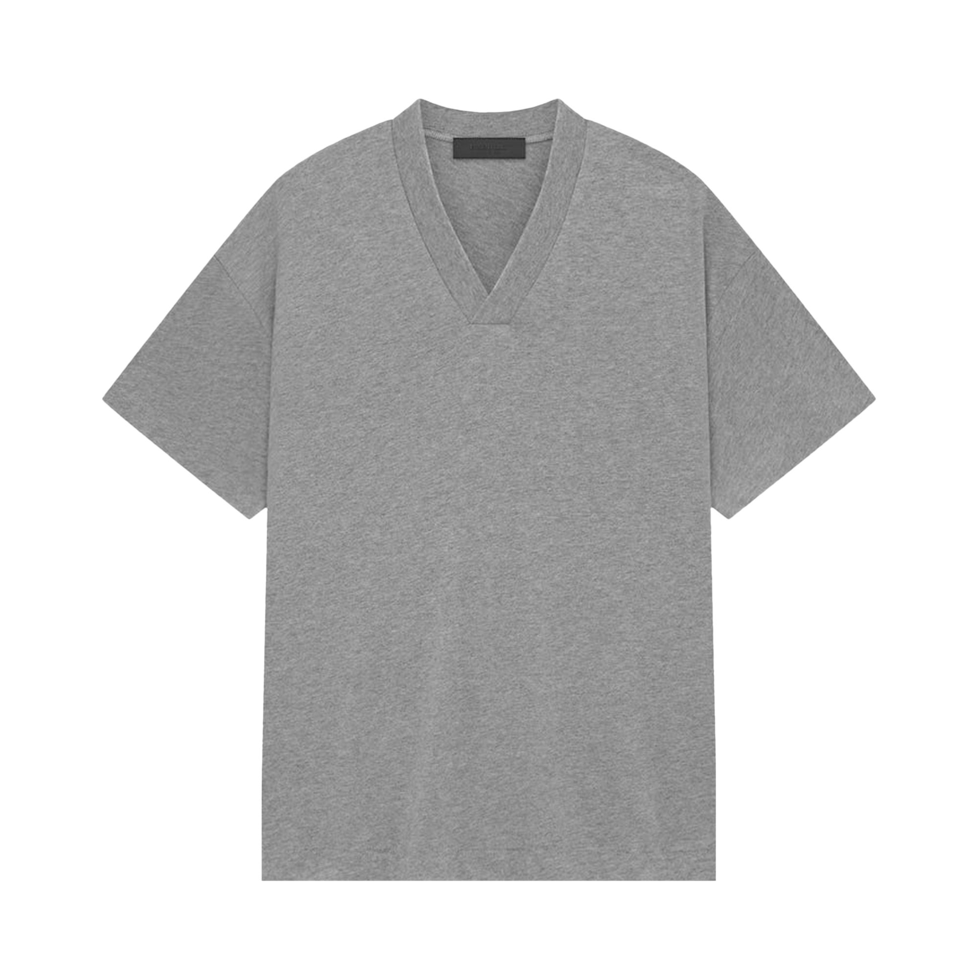 Pre-owned Essentials Fear Of God V-neck Tee (3 Pack) 'dark Heather' | Grey | Men's Size S